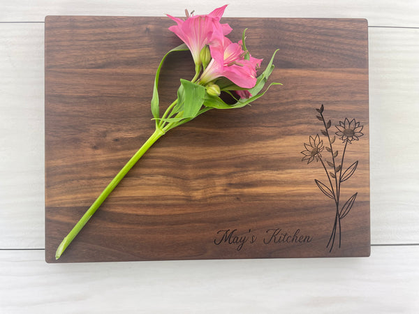 Gift for Her - Personalized Cutting Board - 154