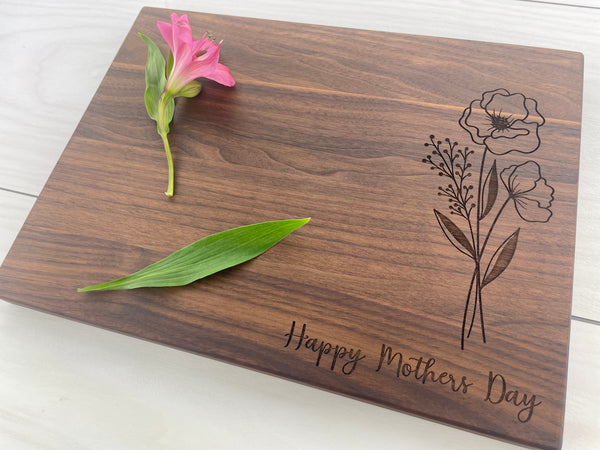 Mothers Day - Personalized Cutting Board - 153
