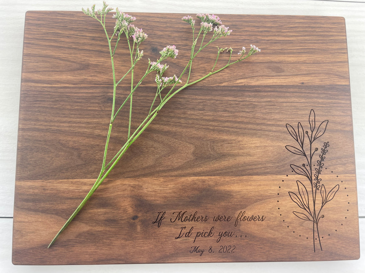 If Mothers Were Flowers - Personalized Cutting Board - 151