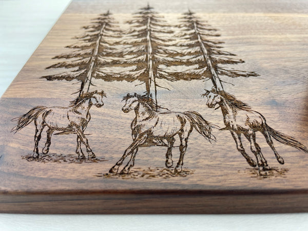 Equestrian Gift - Personalized Cutting Board - 179