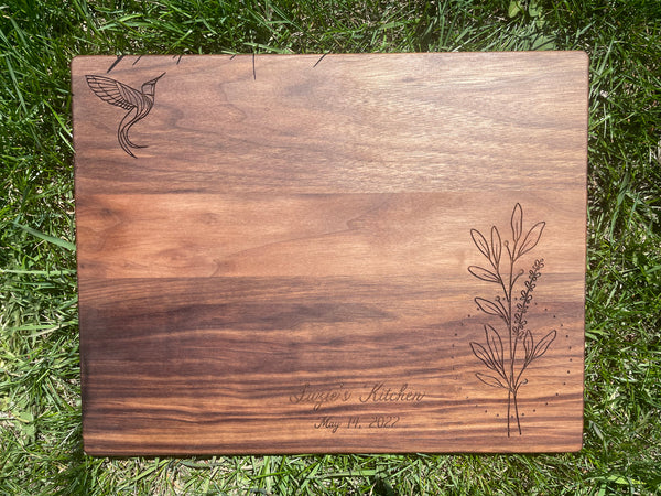 Humming Bird - Personalized Cutting Board - 289
