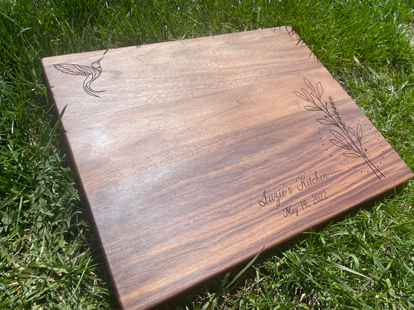 Humming Bird - Personalized Cutting Board - 289