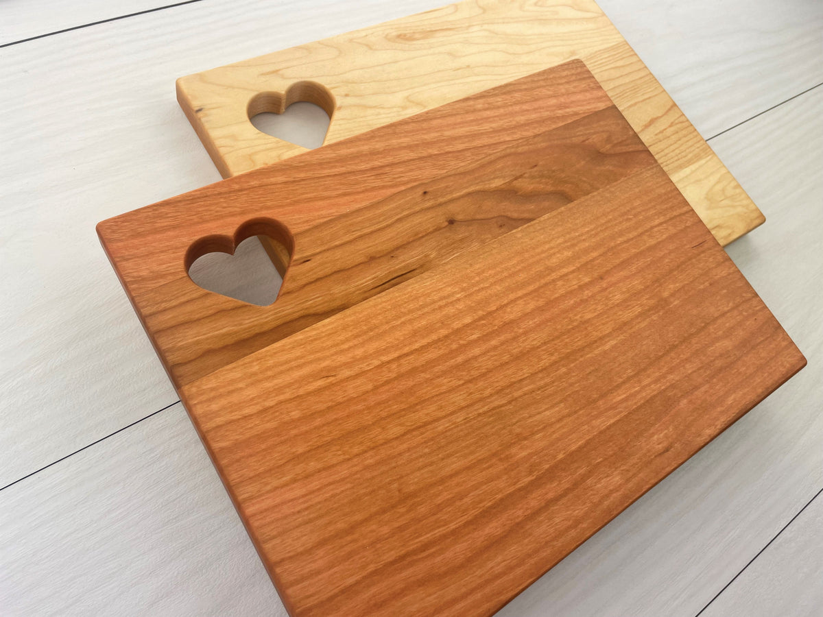 Decorative Leaves Family Name - Personalized Heart Board - 138