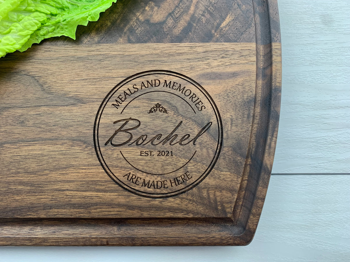 Engraved Gift - Personalized Cutting Board - 063