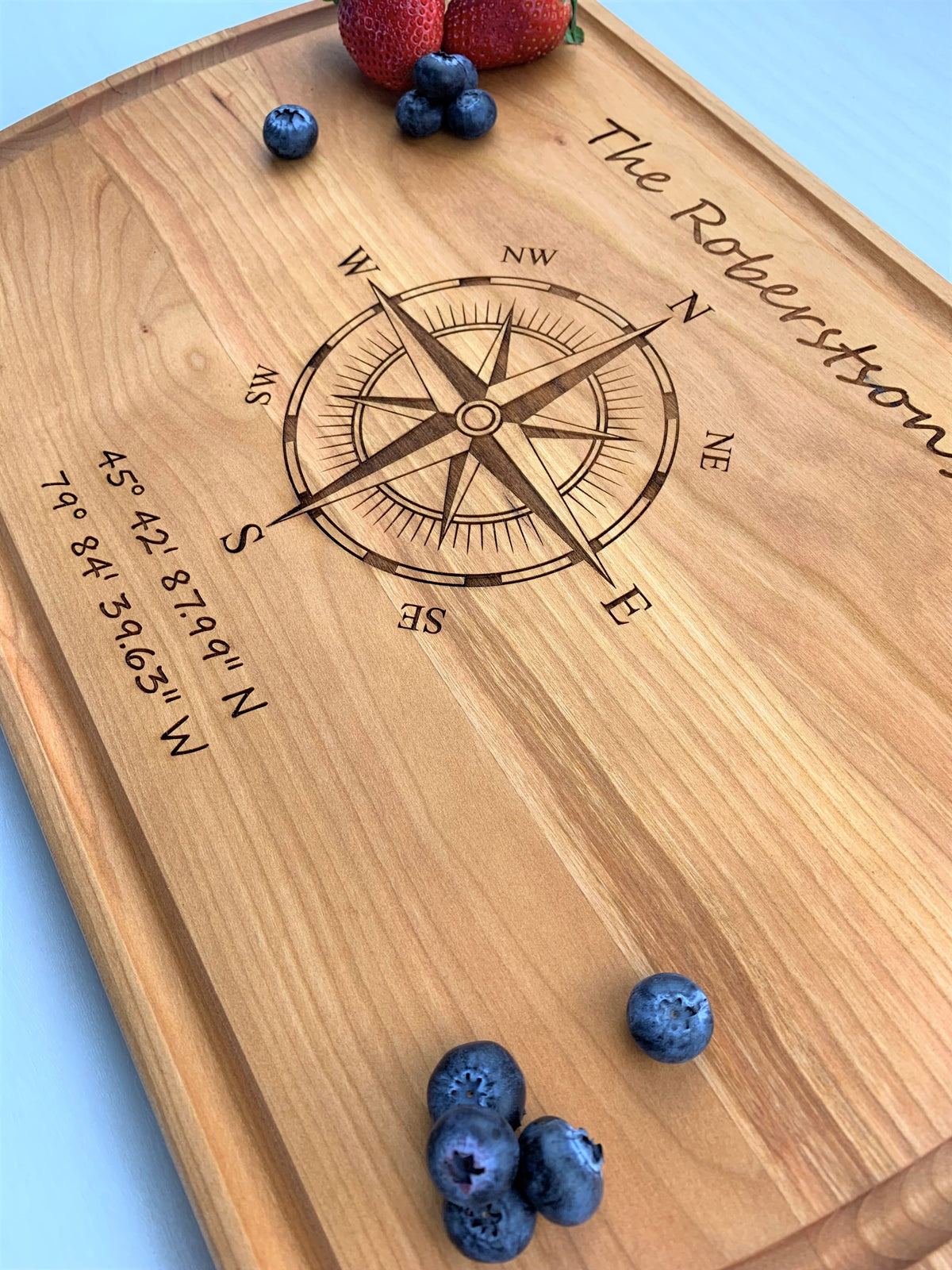 Compass - Personalized Cutting Board - 066