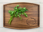 Wedding Gift - Personalized Cutting Board - 065 1