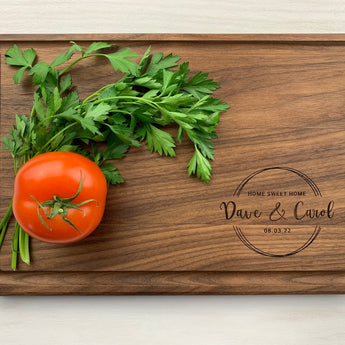 Timeless Wedding Personalized Cutting Board
