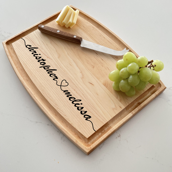 A Couple in Love - Personalized Cutting Board - 010