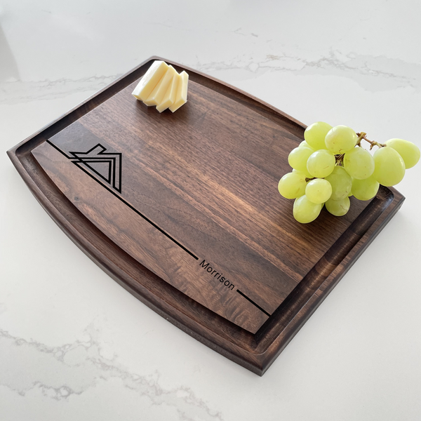 Roof Design - Personalized Cutting Board - 037