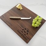 Penguins in Love - Personalized Cutting Board - 046 1