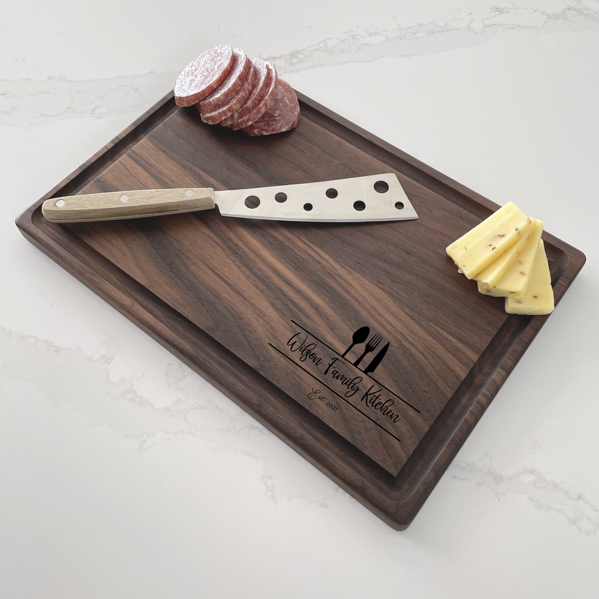 Picnic Board - Personalized Cutting Board - 025