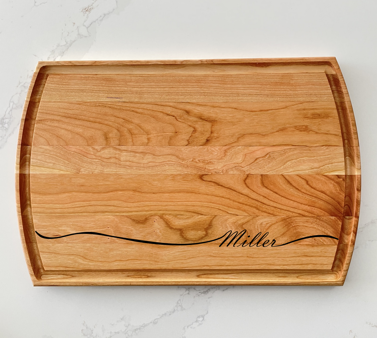 The Swoosh - Personalized Cutting Board - 019