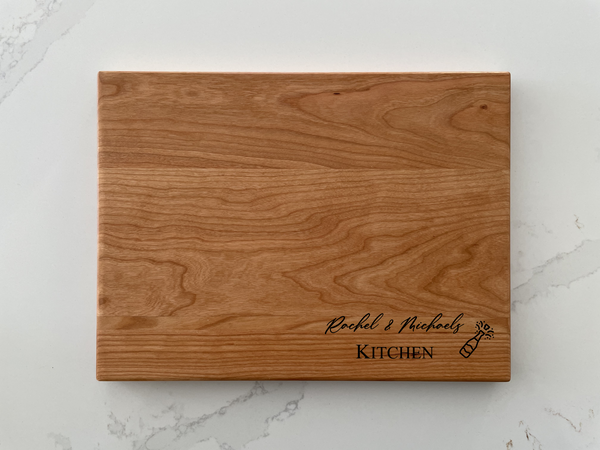 Champagne Celebration - Personalized Cutting Board - 013