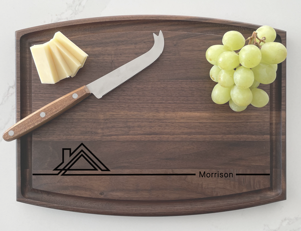Roof Design - Personalized Cutting Board - 037