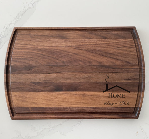 Realtor Client Gift - Personalized Cutting Board - 012