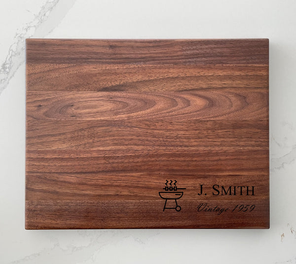 The Grill Master - Personalized Cutting Board - 015