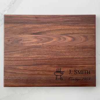 The Grill Master - Personalized Cutting Board - 015