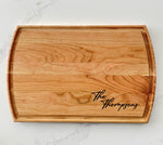 Handwritten Cursive - Personalized Cutting Board - 008 2
