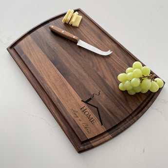 Realtor Client Gift - Personalized Cutting Board - 012