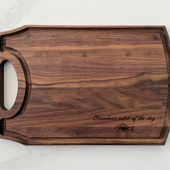 Catch of the Day - Personalized Cutting Board - 022