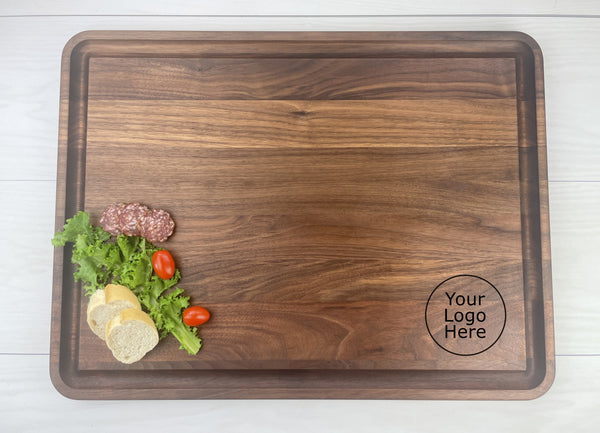 Your Company Logo - Personalized Butcher Block - 018