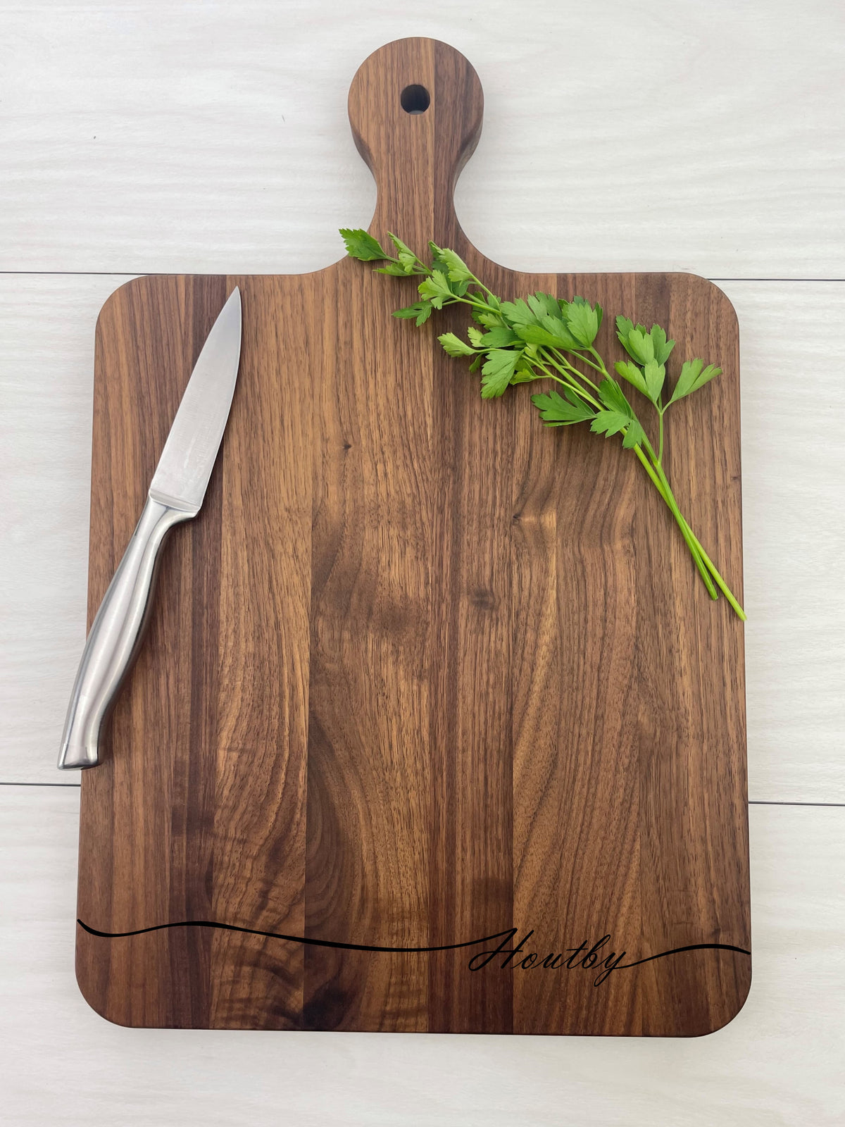 Family Name with a Swoop - Personalized Paddle Board - 019