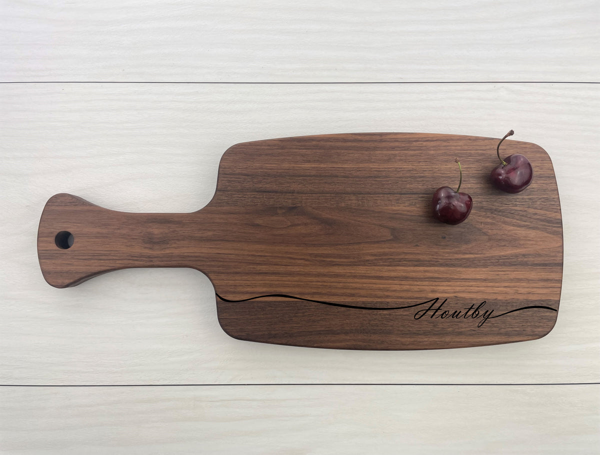 Family Name with a Swoop - Personalized Paddle Board - 019