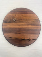 Name with a Swoop - Personalized Circular Board - 019 2