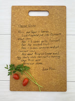 Recipe Engraving - Personalized Composite Board - 023 3