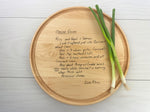 Grandma's Recipe - Personalized Circular Board - 023 2
