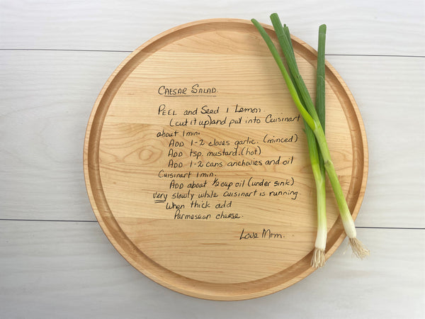 Grandma's Recipe - Personalized Circular Board - 023
