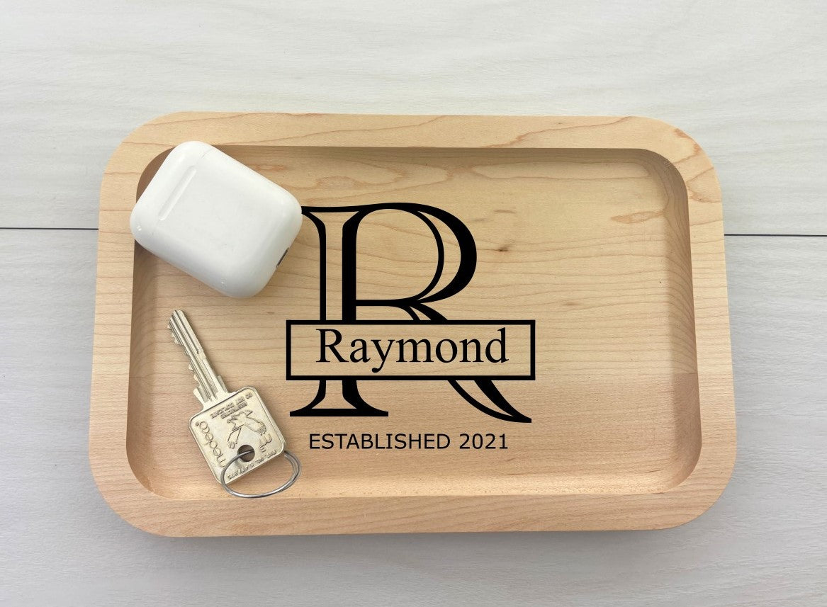 First Home Gift - Personalized Catch-All Trays - 031