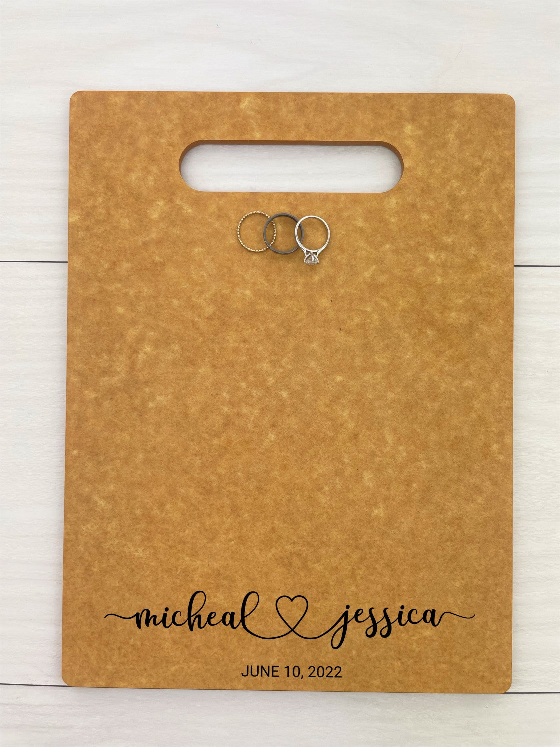 Wedding Gift - Personalized Composite Board - 048