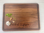 Couple in Love - Personalized Butcher Block - 048 5