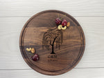 Willow Anniversary - Personalized Circular Board - 050 2