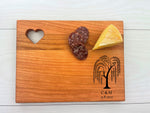 14th Wedding Anniversary - Willow - Personalized Heart Board - 050 2