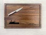 Engrave Your City Skyline - Personalized Butcher Block - 051 2