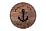 Anchor Design - Personalized Circular Board - 052 1
