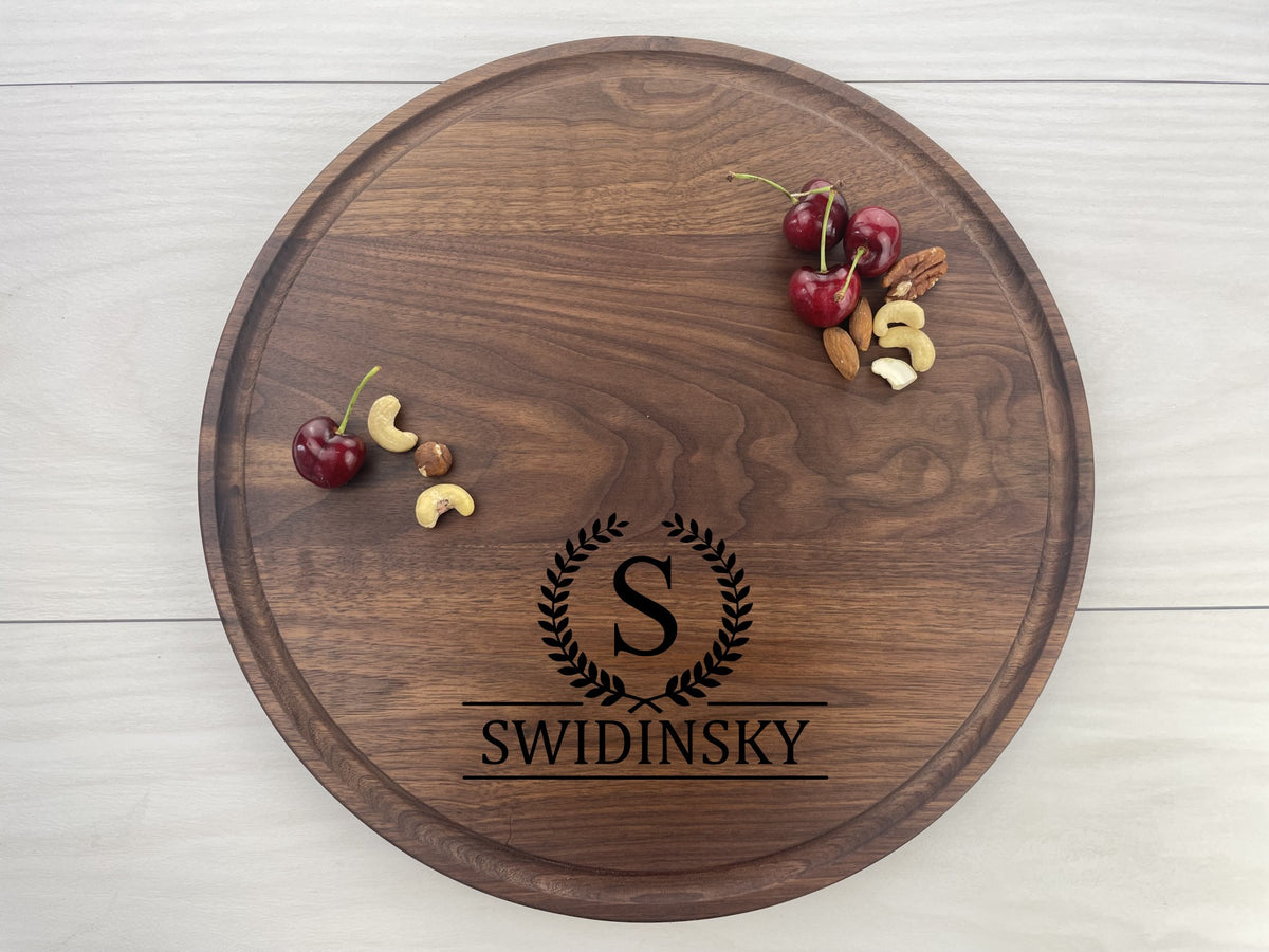 Family Home - Personalized Circular Board - 061