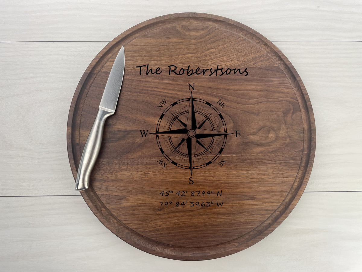 Compass - Personalized Circular Board - 066