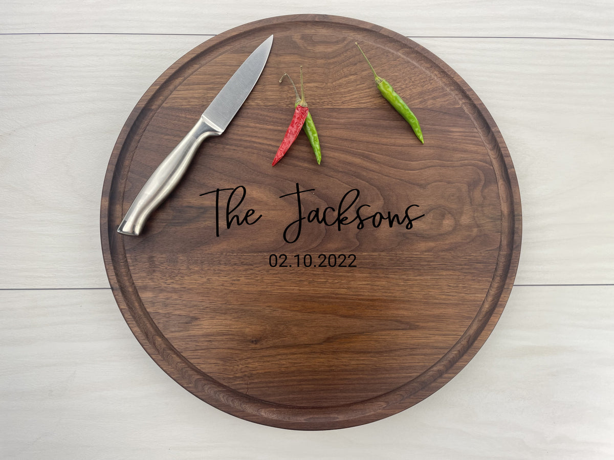 Family Name - Personalized Circular Board - 068