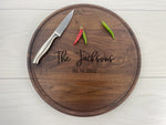 Family Name - Personalized Circular Board - 068 2