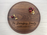 Family Name - Personalized Circular Board - 071 2