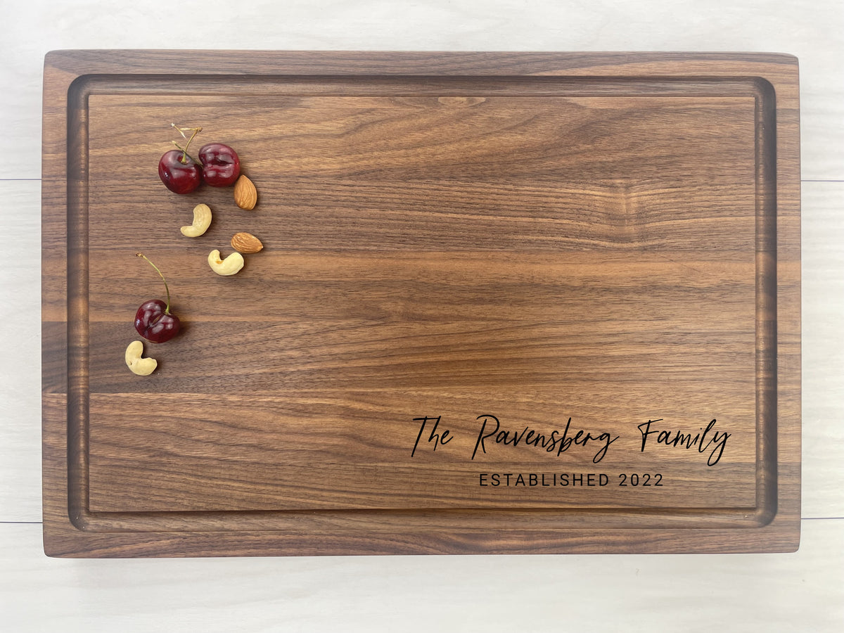 Personalized Butcher Block