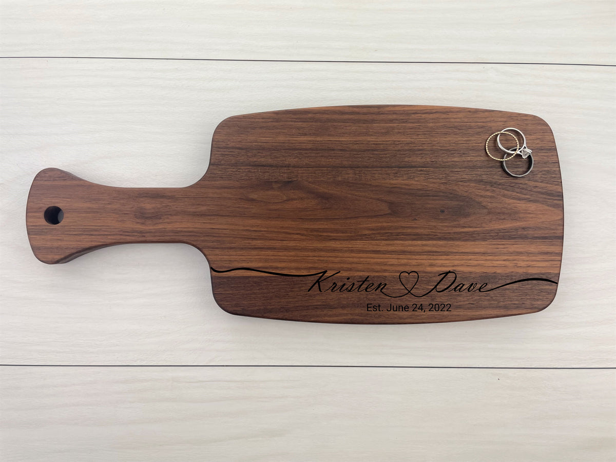 Heart Swoop - Personalized Paddle Board - 074
