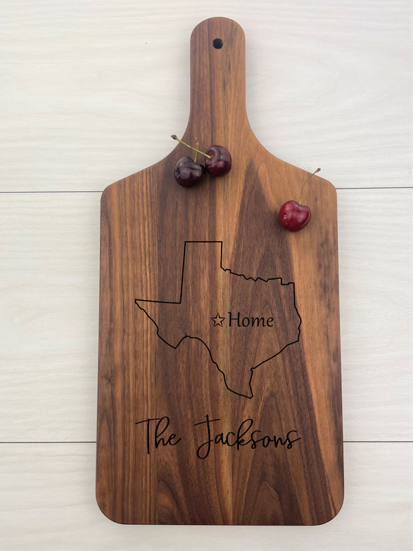 State/Province Outline - Personalized Paddle Board - 090