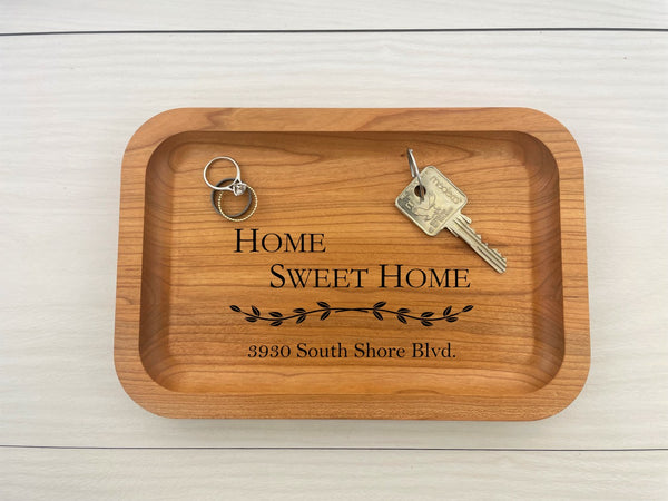 Home Sweet Home - Personalized Catch-All Trays - 093
