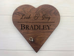 Couples Board - Personalized Heart Board - 129 2