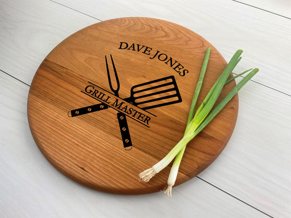 Grill Master - Personalized Circular Board - 136