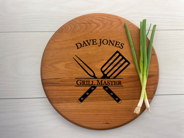 Grill Master - Personalized Circular Board - 136